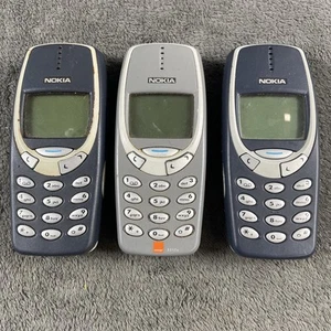 Vintage Nokia 3310 Mobile Phone Joblot Handset Only Faulty Part Tested - Photo 1/11