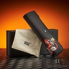 Montblanc Selection Naruto Leather Goods Single Pen Pouch Black Orange ID 129752