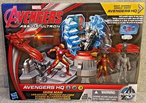 MARVEL AVENGERS AGE OF ULTRON AVENGERS HQ 3 IRON MAN LAB ATTACK - Picture 1 of 6