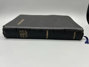 Holy Bible KJV Collins Clear-Type Press Indexed 590RL Genuine Leather 1957 - Picture 1 of 9