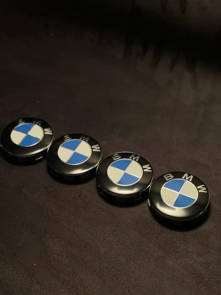 4x BMW 68mm Nabendeckel, Nabenabdeckungen, Nabenkappe, Felgendeckel 36136783536 - Bild 1 von 4