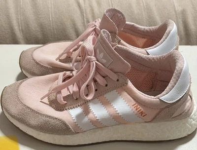 Adidas Originals Iniki Runner Pink White GUM Women Sz 8 Sneakers Shoes BY9094 - Bild 1 von 4