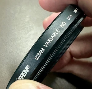 Tiffen 58mm Variable ND Filter Made USA Neutral Density Lens Filter SCRATCH FREE - Picture 1 of 4