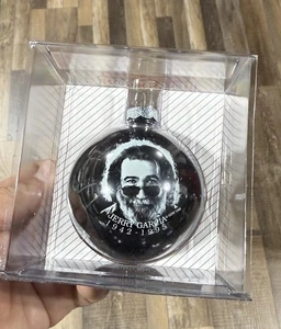 RARE 1996 Black Jerry Garcia Grateful Dead Santa's Rockshop Christmas Ornament - Bild 1 von 2
