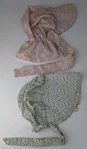 Set of 2 Handmade Prairie Bonnets Civil War Reenactment Adult Size – Drawstring - Picture 1 of 5