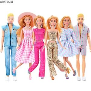 Fashion Movie Clothes Set For Ken Boy Doll Top Pants Outfits For Barbie Dolls