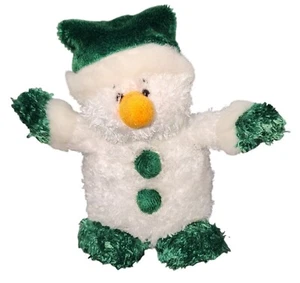 Vintage Ganz Soft Spots Snowman Plush Stuffed Animal Christmas 5 Inches Holiday - Picture 1 of 5