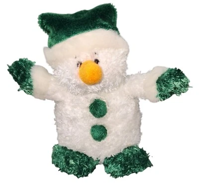 Vintage Ganz Soft Spots Snowman Plush Stuffed Animal Christmas 5 Inches Holiday - Image 1 of 4