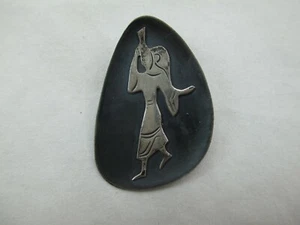 Vintage ISRAEL Mid Century Modern Sterling Silber Anstecknadel Anhänger MOD Brosche 978D - Bild 1 von 12