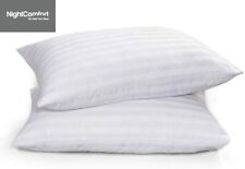 NightComfort 100% Microfiber Anti Allergy, Anti Bacterial Satin Stripe Pillows