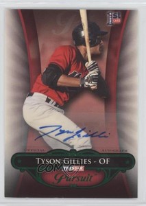 2010 TRISTAR Pursuit Green Auto Auto /25 Tyson Gillies Tyson Gilles #47 Auto