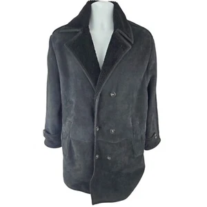 Versace Men's Shearling Sheepskin Suede Fur Lined Coat 50 M / L $5000 Italy - Picture 1 of 24
