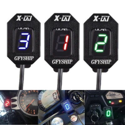 For Yamaha YZF-R1 YZF-R6 YZF-R6S YZF R1 R6 R6S Motorcycle Gear Indicator Digital - Image 1 of 4