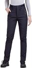 FREE SOLDIER Outdoor Women's Snow Ski Pants Soft Shell Pants, Dark Navy (Size S)
