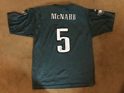 Camiseta verde réplica Donovan McNabb Reebok Youth XL Philadelphia Eagles #5 - Imagem 1 de 3
