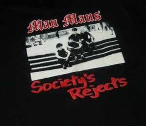 Mans Man Society's Rejects Punk Rock Shirt - Mens XL - Picture 1 of 2