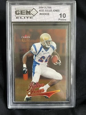 JULIUS JONES 2004 Fleer Ultra ROOKIE Card #232 10 GEM MT Cowboys - Image 1 of 2