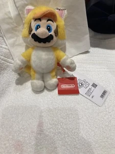 Japanese Exclusive, Super Mario Yellow Cat Suit Plush 7 2/8" tall BRAND NEW!! - Picture 1 of 17