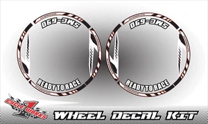 Wheel Stickers for KTM SMC 690 SMC690 SUPERMOTO Rim Tape Decals Graphics K3 - Picture 1 of 1