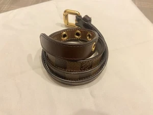 Authentic Louis Vuitton skinny belt - Picture 1 of 2