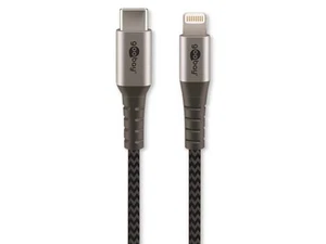 GOOBAY USB-Adapterkabel, USB-C/Lightning, Stecker/Stecker, 0,5m - Bild 1 von 1