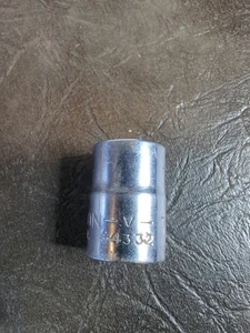 Vintage Craftsman | 3/8" Drive 7/16” 12-Pt Socket | 44332 | Serie V | EE. UU. #1 - Imagen 1 de 4