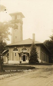 REAL PHOTO POSTCARD OF POLAND SPRING HOUSE, SOUTH POLAND, MAINE, AMERICA - Picture 1 of 2