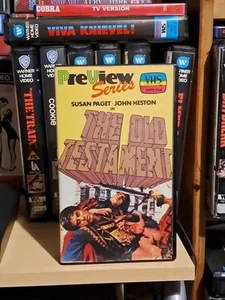 The Old Testament VHS , Uk Pal , Pv PreView Series ,embossed Box - Imagen 1 de 6
