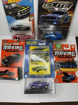 Lote de 7 Mustang Hot Wheels/MBX Elite/Boss/Variación Rueda/Error/Súper Personalizado/67 Foto 1 de 4