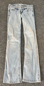 hollister womens jeans size 25 x 31 1S california denim blue straight - Picture 1 of 7