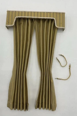 Dolls House Gold Curtains (h)  (HAD/62) - Изображение 1 из 4