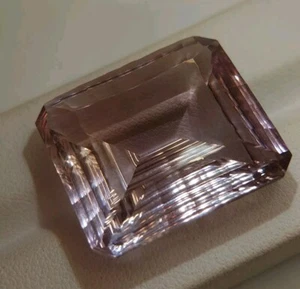 Huge Laser cut Ametrine gemstone - faceted natural Trystine quartz 44.75 CTS - Picture 1 of 13