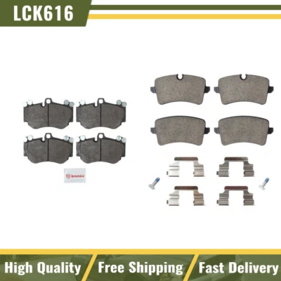 Pastillas de freno delanteras + traseras de cerámica Brembo de alta calidad para Audi RS5 2014-2015 Foto 1 de 4