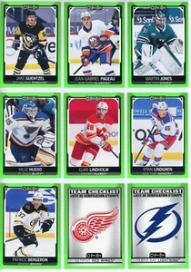 LOTE U PICK 2021-22 21-22 O-Pee-Chee OPC BORDE VERDE NEÓN PARALELO Y ACTUALIZACIÓN /50 - Imagen 1 de 1