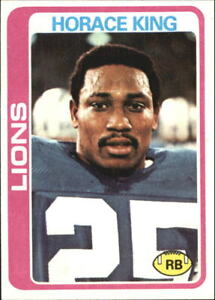 1978 Topps Football Card #178 Horace King RC - NM