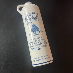 Blue Delft Curacao Chobolobo Distillery Liqueur Bottle 2425 Holland Jug Souvenir - Picture 1 of 7
