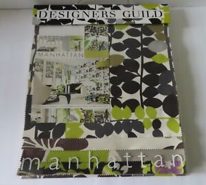 Designers Guild Manhattan Collection  Sample Book - 6 Patterns / 24 Swatches