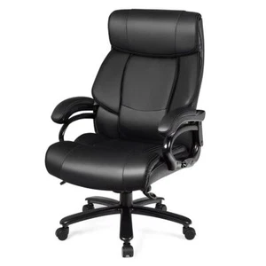 Big &Tall Office Chair Swivel Padded Executive Chair Ergonomic Adjustable Height - Picture 1 of 10
