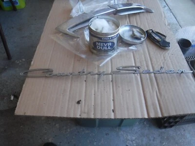 1963 63 Ford Galaxy Wagon Station Country Sedan emblema camioneta Foto 1 de 4