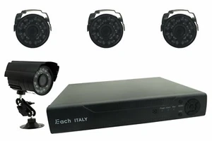 4CH IR DVR HDMI 5504H-4 COMPLETE VIDEO SURVEILLANCE KIT WITH 4 CAMERAS - Picture 1 of 6