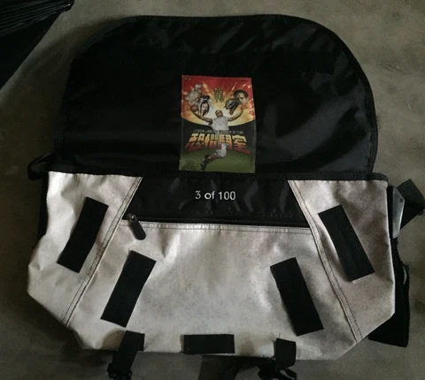 **RARE** Lebron James 3/100 Nike ID Bag Made From Nike Building Poster In Japan! Cover