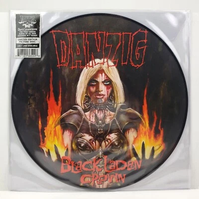 Danzig Black Laden Crown Vinyl Picture Disc Record Evilive Limited Edition 1,000 - Image 1 of 4
