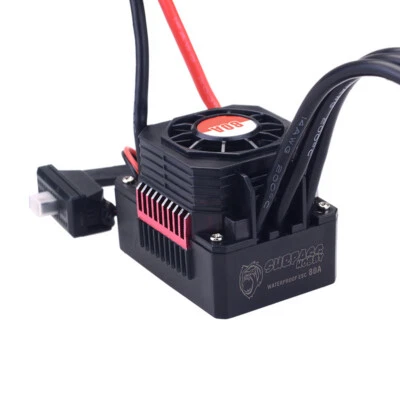 SURPASSHOBBY KK 80A ESC Wasserdicht für 1/10 1/8 RC Car 3670 Bürstenloser Motor - Bild 1 von 4