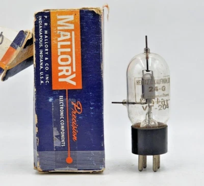 3C24 / 24G / VT-204 Tube New (New Old Stock) Test New 1 Year Warranty - Image 1 of 2
