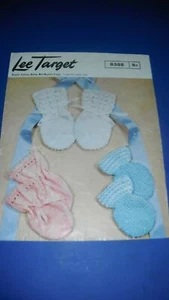 Lister Lee Child's Baby Mittens Knitting Pattern 8388 - Picture 1 of 1