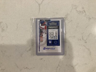 2020 Panini Contenders Prospect Ticket 2 Yoelqui Cespedes #PT2-YO Auto Rc Rookie - Image 1 of 4