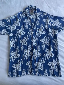 Vintage Mambo Loud Shirt Hawaiian Flower Topless Lady Design Size S - Picture 1 of 4
