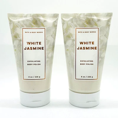 2-Pack Bath & Body Works WHITE JASMINE Exfoliating Body Polish Scrub 8 oz - Image 1 of 4