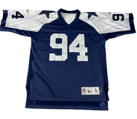 Reebok Dallas Cowboys Demarcus Ware #94 NFL Throwback Collection Jersey Size L Cover