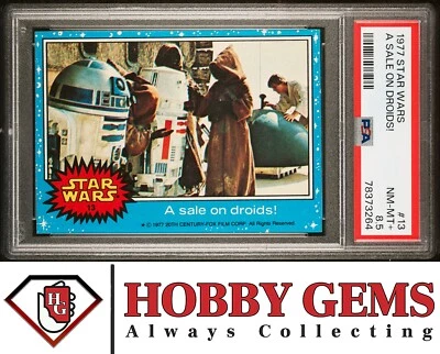 R2-D2 PSA 8.5 1977 Star Wars A Sale On Droids! #13 - Image 1 of 2